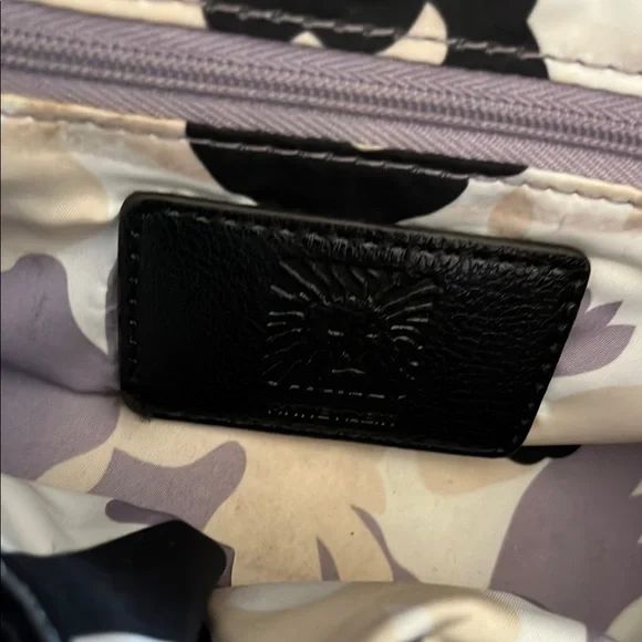 Anne Klein Black and White Satchel with Elegant Design - Picture 13 of 15